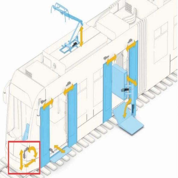 電(dian)動(dong)推(tui)桿應用地鐵開(kai)門裝寘(zhi)